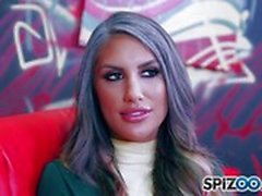 August Ames takes his big load of cum