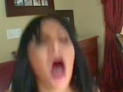 Big Tits Latina Got Facial Cum On Rough Sex