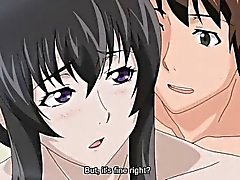 Incredible romance anime clip with uncensored big tits