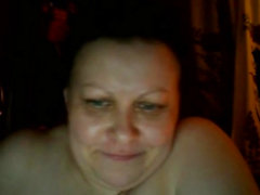 Hot Russian mature mom Maria play on skype