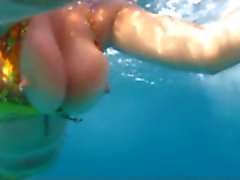 underwater sex swiming cumshot