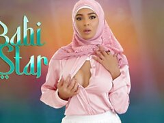 Hijab Hookup - Busty Muslim Babe Babi Star Gets Welcumed By Her New Coworker With Hardcore Fuck