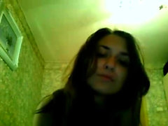 hot teen striping on webcam