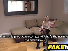 Fake Agent UK Amateur big tits MILF sucks cock