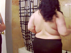 Recent, yoga bbw, chubby shower