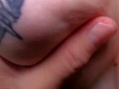 YOUNG GUY FUCKS A TATTOOED MILF IN A PIERCED POV - Housewive