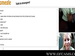 Omegle 35 (Blond outside with big tits a