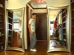 Dude fucks a naughty girl in changing room
