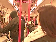 Horny dude hooks up busty mature chick in metro