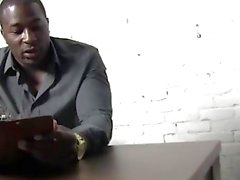 Noelle Easton tries a big cocked black guy