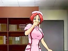 Big boobs hentai girl gets electric shock