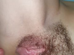 big tits hairy pussy pumped