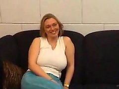 Shapely blonde gets hardcore in casting