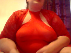 Big boobs, red lipstick smoking