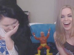 Two Busty Hot Babes Plays with Their Pussies