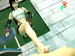 Tifa, 3d anime tifa, tifa lockhart feet