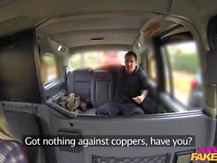 FemaleFakeTaxi Dirty driver gargles coppers cum