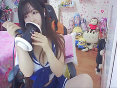 Asmr, chinese footjob