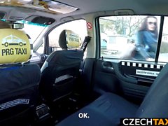 Beautiful Busty Model Squirts in Taxi Car