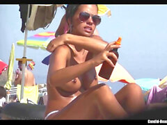 Candis beach, swimsuit voyeur