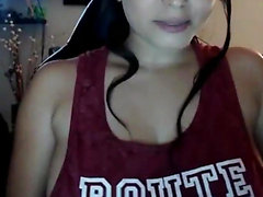 Young Latina Has Multiple Orgasms In Fron Of Cam