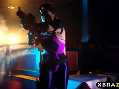 Overwatch xxx parody fuck with superhero Aletta Ocean