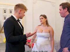VIP4K. Bride spreads her legs in front of the manager