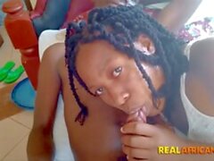 Steaming Real Homemade Amateur African Girlfriend