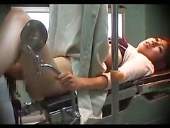Busty Milf Laying On The Medical Bed By The Gynecologist Cum To Tits In The Surgery