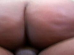 Chubby Divialious giving head and riding on veiny black dick